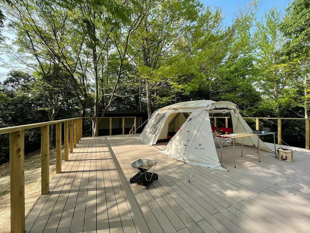 
パークフィールドスノーピーク豊田鞍ヶ池-手ぶらCAMPプラン-
