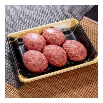 【毎月定期便】京都姫牛100%ハンバーグ(5個入り)全6回【配送不可地域：離島】
