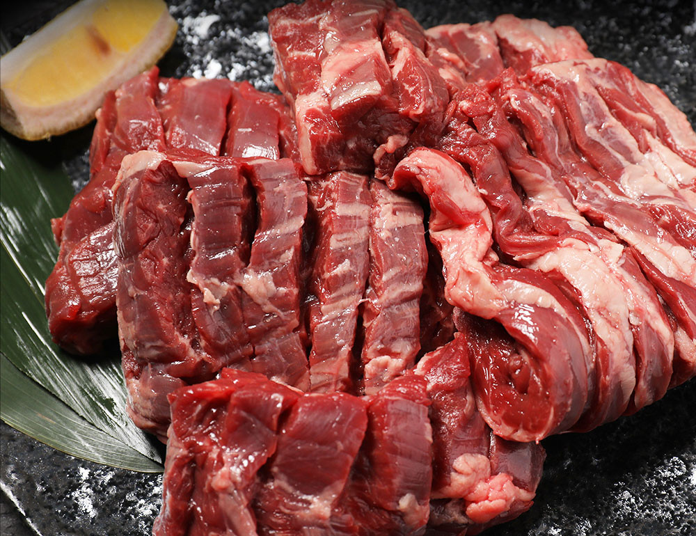 【訳あり】 厚切り牛ハラミミニステーキ500g