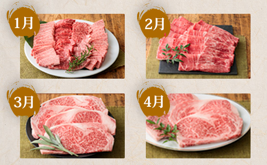 【定期便12ヶ月】宮崎牛づくし たかはる定期便(12回) 内閣総理大臣賞4大会連続受賞のブランド牛を1年間毎月お届け! [国産牛 牛肉 黒毛和牛 和牛オリンピック 300000円 1年間 12ヶ月間 
