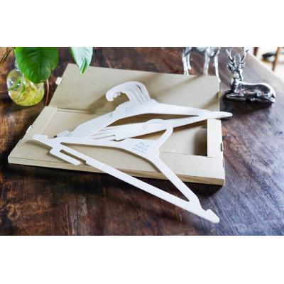 ふるさと納税 東大阪市 紙製ハンガー　PLA　FREE　ホワイト