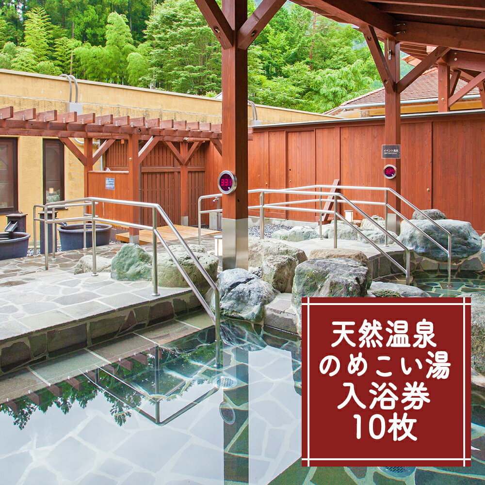 【ふるさと納税】【1年間有効】のめこい湯温泉ご優待券 10枚