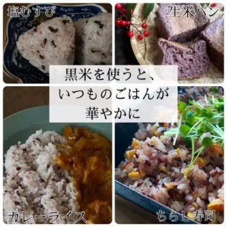 【令和8年産先行予約】有機栽培 天日干し 訳あり黒米(玄米) 150g【1733878】