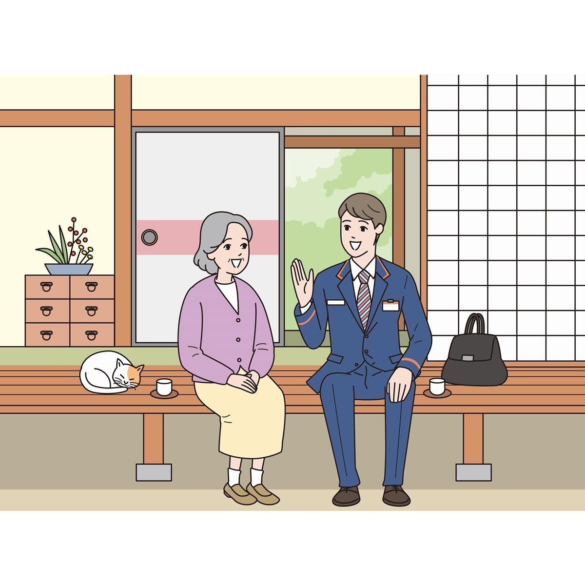 日本郵便　郵便局のみまもりサービス「みまもりでんわサービス」【6ヶ月／12ヶ月】