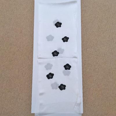 ふるさと納税 伊丹市 帯揚げ　輪出し　白地にブラック　和装 伝統技術 [54030418] |  | 02