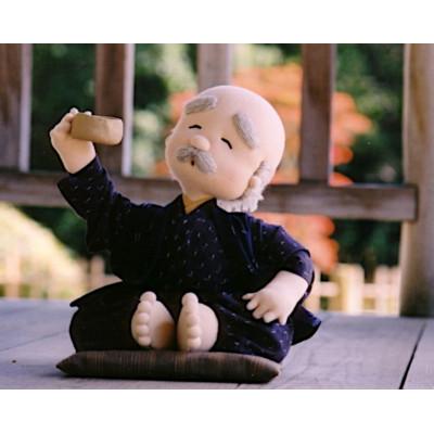 ふるさと納税 福山市 手造り布人形 みの里　『 乾杯 』 |  | 01