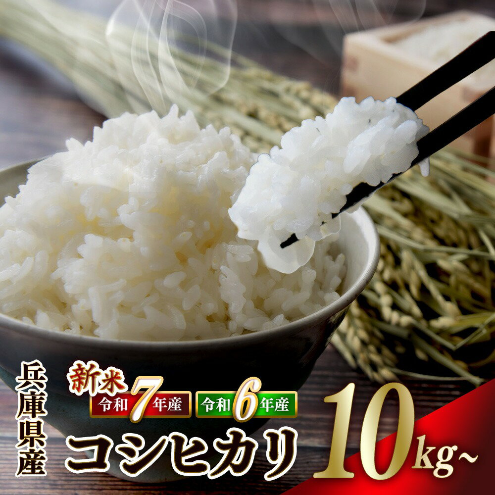 【ふるさと納税】【スピード発送】コシヒカリ【家計応援！令和6年産】【新米！令和7年産 】【定期便】選べる 10kg / 20kg / 30kg 米 お米 白米 精米 国産 兵庫県産 産地直送 産直 精米 こしひかり