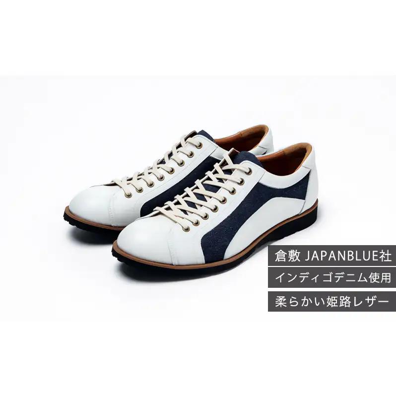 倭イズム ( ヤマトイズム ) 牛革 デニム シューズ 紳士靴 YA3310 25.5cm