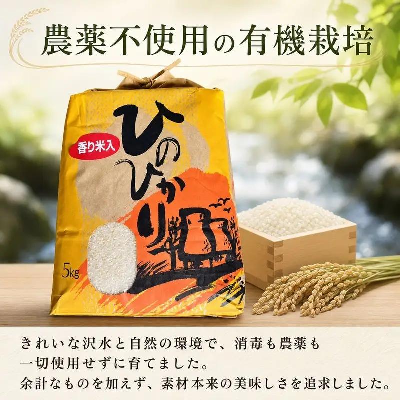ひのひかり 白米 新米 香米入り 5kg 2026年産［1122-3］