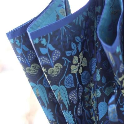 ふるさと納税 山梨県 槙田商店　晴雨兼用長傘　Stig L.　ハーバリウム　ブルー |  | 02