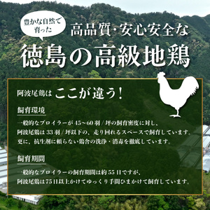 【阿波尾鶏のお肉定期便　３か月連続】阿波尾鶏むね肉２ｋｇ　３回お届け  地鶏 鶏肉