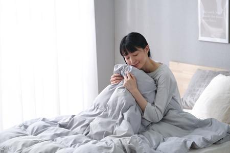 掛け布団　人工羽毛掛け布団 シングル KKF-SB8-S グレー
