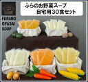 【ふるさと納税】【簡易包装】【ポプラファーム】FURANO OYASAI SOUPご自宅用（5種×各6食分）