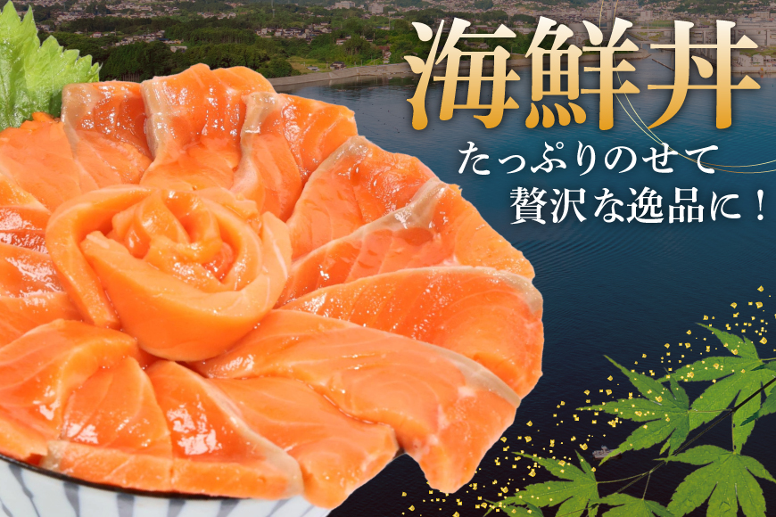 訳あり サーモン 切り落とし おさしみ用 125g×16p 計2kg 個包装 [足利本店 宮城県 気仙沼市 20565987] 魚介 魚 鮭 銀鮭 生食用 刺身 お刺し身 刺し身 海鮮 真空パック 冷