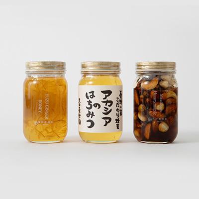 ふるさと納税 鹿沼市 ＜創業100年＞国産天然はちみつと加工はちみつおすすめセット |  | 03