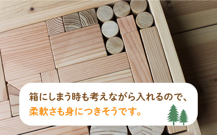 【築上町産木材】京築ヒノキ の 積み木《築上町》【京築ブランド館】 [ABAI020] 20000円 2万円 20000円 2万円