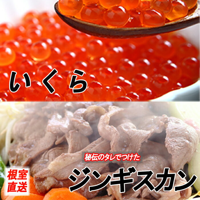 【ふるさと納税】いくら・味付ラムセット (いくら醤油漬け100g×2P・味付けジンギスカン800g×1P) (いくら醤油漬け100g×2P・味付けジンギスカン800g×2P) イクラ 肉 ニク 羊肉 お肉 北海道 根室市