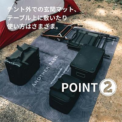 ふるさと納税 河内長野市 ANOBA ユーティリティラグ ラバーマット 1900 トポグラフィー |  | 03