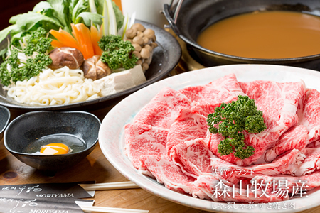 森山牧場 スライス肉（500g) B135-002