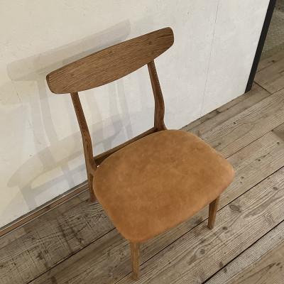 ふるさと納税 富田林市 Cordial Dining Chair ブラウンフレーム オイルレザー キャメル【SWOF】 |  | 01