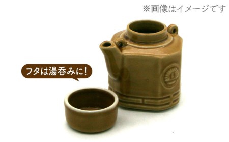 【美濃焼】高田焼 汽車 土瓶 セット (薄アメ色)【まる忠】 土瓶急須 土瓶 小 急須 きゅうす 高田焼 土瓶蒸し レトロ ティーポット [TCN002]