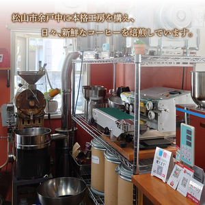 【ご自宅用】自家焙煎コーヒー 粉 200g　中煎り　坊っちゃん珈琲【CK021】