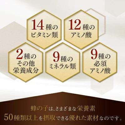 ふるさと納税 津山市 【毎月定期便】酵素パワー蜂の子 (21512)全12回 |  | 02