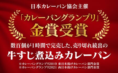 自家製牛すじ煮込みのカレーパン【10個入り】 011040