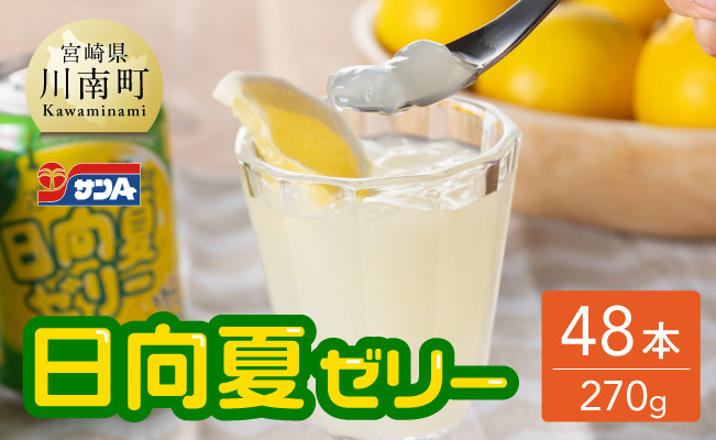 
サンA 日向夏 ゼリー (270g缶×48本)【飲料 ゼリー飲料 ゼリー 日向夏果汁 ピューレ 缶 セット ジュース 長期保存 備蓄 送料無料】
