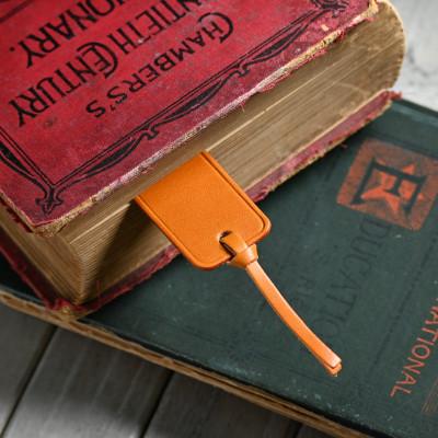 ふるさと納税 長浜市 本革 革しおり2本セット【マリーヌ(紺色)】 |  | 02