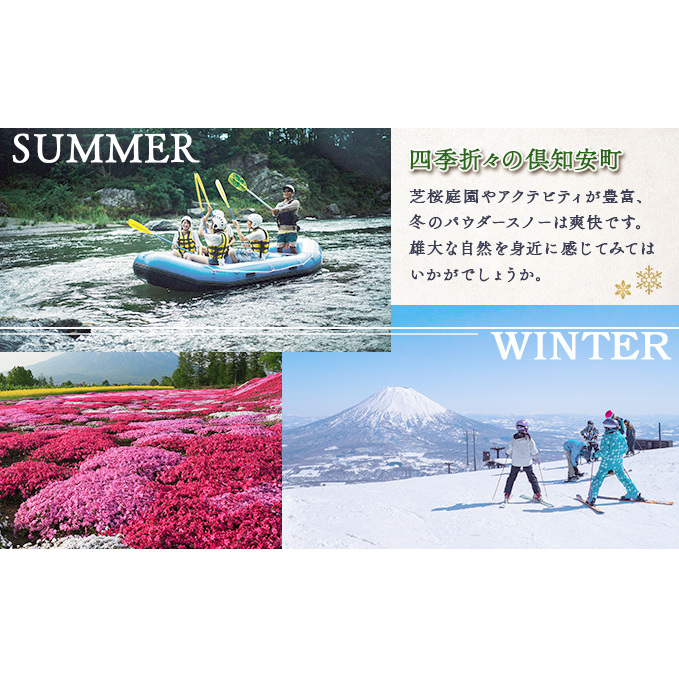 北海道倶知安町　日本旅行　地域限定旅行クーポン30,000円分 ツアー 宿泊 旅行 交通 5年 トラベル 宿泊券 チケット スキー スノボ 旅行券 観光 北海道 旅行 ニセコ 倶知安町 _イメージ5
