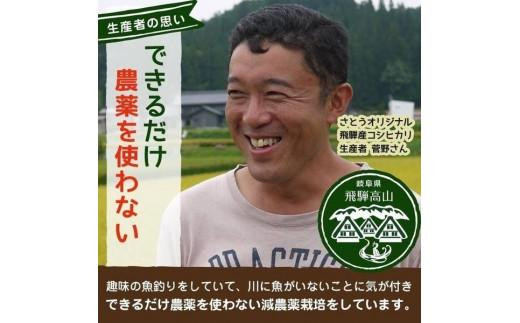 【令和7年度産 新米】飛騨産こしひかり さとう特選米 10kg | 美味しい コシヒカリ 減農薬栽培 米 お米 白米 精米 飛騨高山 ファミリーストアさとう 21-542 CY028VC13