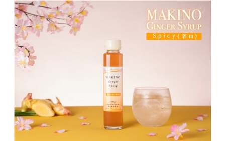 【ふるさと納税】＜ジンジャーシロップ2種2本（1瓶150ml）・乾燥生姜（1袋30g）＞生姜パウダー ジンジャー粉末 贈答用 ギフト 木製スプーン付 ginger 山生オリジナル 高知 マキノ 詰め合