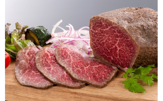 特選黒毛和牛 熊野牛 赤身ローストビーフ 約500g（250g×2パック）　タレ付き ブロック 国産【mtf101】