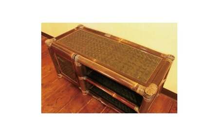 【受注生産】バンブー テレビボード Ｍサイズ 60cm（前扉なし）(KDF-23)