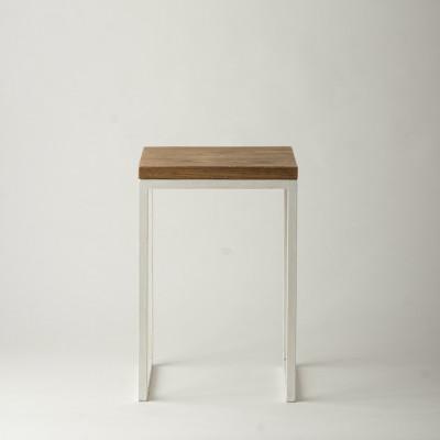 ふるさと納税 高松市 槙塚鉄工所 Mashikaku stool 白 - マシカクスツール - |  | 01