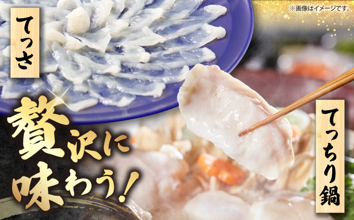 【数量限定】ふぐてっさ・てっちり鍋セット2人前 ＜大島水産種苗＞ [CBW017]
