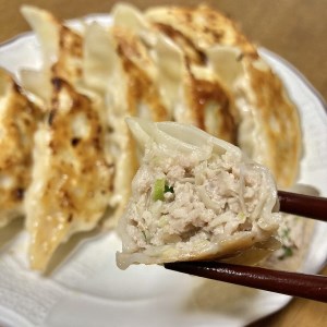 1169 おかんの手作り餃子（10個入×5袋）　餃子　手作り　一志SPポーク　まるとも　冷凍