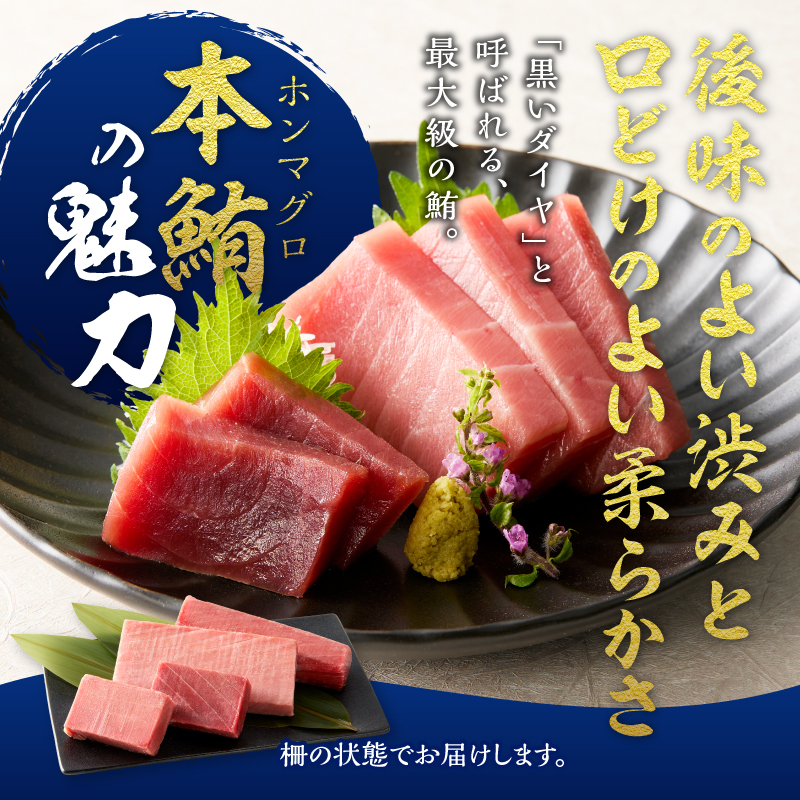 a15-708　マグロ 本マグロ 南マグロ 天然 中トロ 赤身 食べ比べ 柵 贅沢 360g