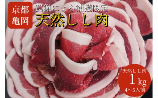 
【期間限定】丹波亀岡 天然しし肉 セット 500g×2パック 計1kg《ロース もも 焼肉 BBQ バーベキュー ぼたん鍋 すき焼き 豬 猪肉 ジビエ》
