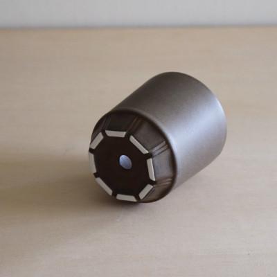 ふるさと納税 瑞浪市 【美濃焼】miyama.　プラントポットSペア　ブラウン |  | 01