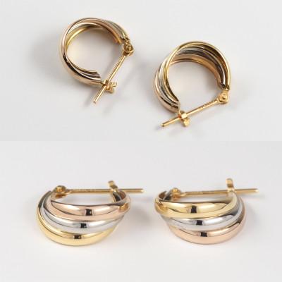 ふるさと納税 山梨県 【山梨県】【ジュエリー】K18・PT banana/バナナ ピアス |  | 02