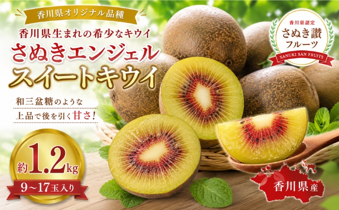さぬきエンジェル スイートキウイ  約1.2kg キウイ フルーツ 果物 香川県 土庄町