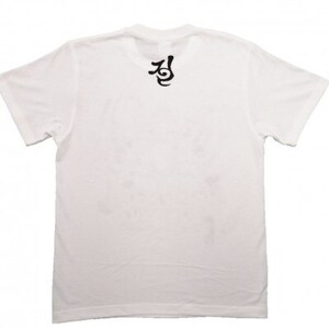 手描きTシャツ 仏画 弁財天 白 (半袖 Lサイズ)【1615617】
