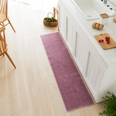 ふるさと納税 和泉市 【45×120cm】洗え 吸水性もある キッチンマット (ソリッディー) カラー:ピンク |  | 01