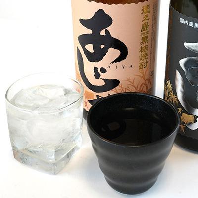 ふるさと納税 伊仙町 黒糖焼酎　あじゃ黒1,800ml瓶1本・あじゃ30度1,800ml瓶1本セット　mkmt11 |  | 02