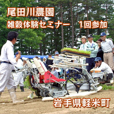 【ふるさと納税】尾田川農園 雑穀の聖地 岩手県軽米町 ヒエ 自然栽培 雑穀体験セミナー 1回参加【1609798】