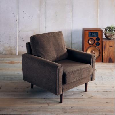 ふるさと納税 富田林市 Carmona Sofa 1人掛け(カルモナソファ)モケット クリンプブラウン【SWOF】 |  | 03