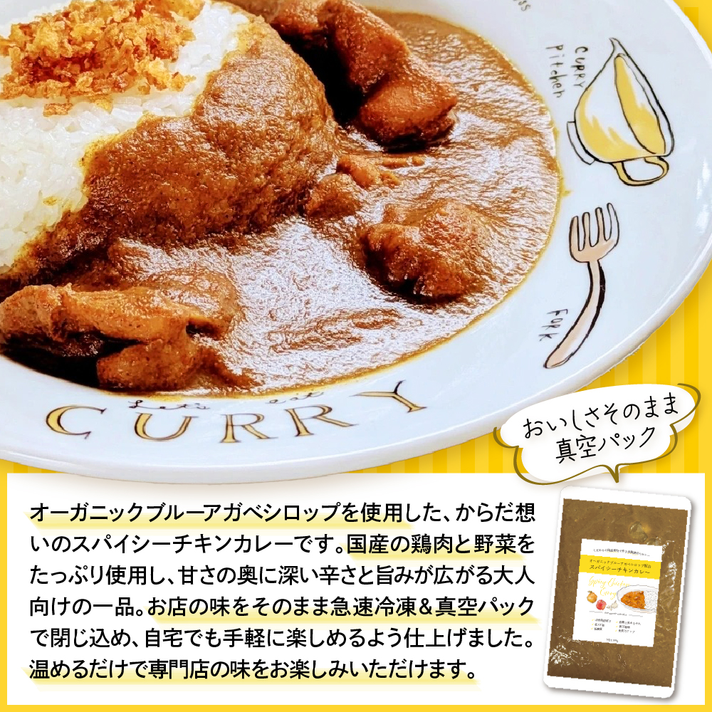 ブルーアガベ　スパイシーチキンカレー詰め合わせセット