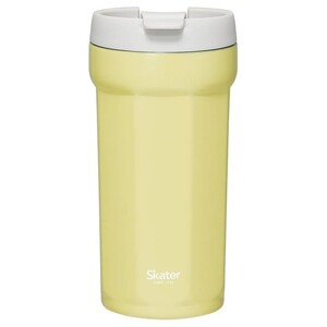 八角形 ステンレス タンブラー 350ml サフランイエロー コップ フタ付き 保温 保冷 おしゃれ スケーター skater SMVO4 フィールカラー 持ち運び ふた付き かわいい 真空断熱 グッズ 便利 スケーター株式会社T  8-057